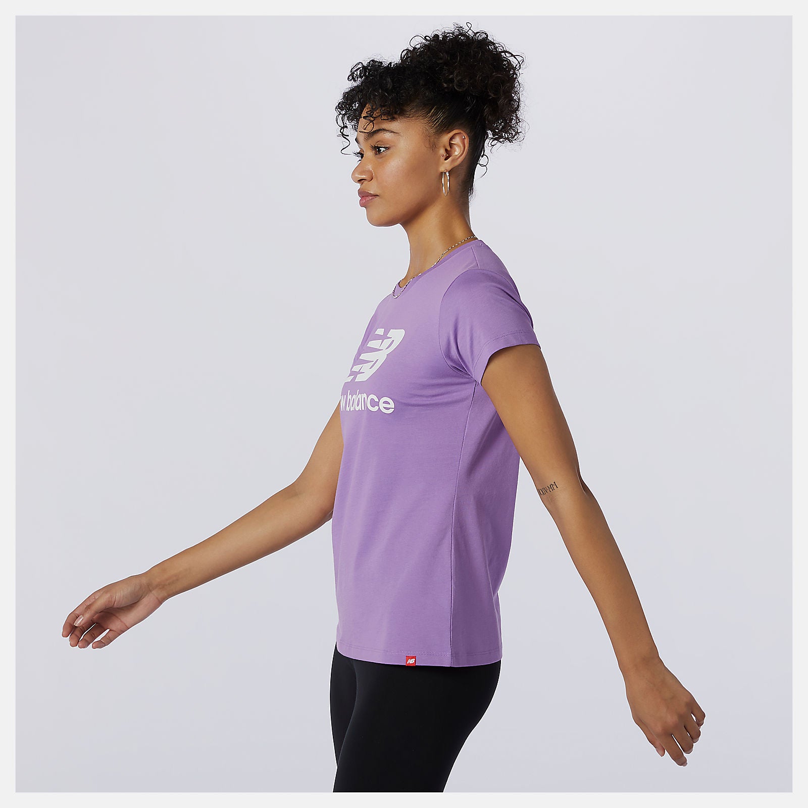 New Balance Essentials Stacked Logo Tee