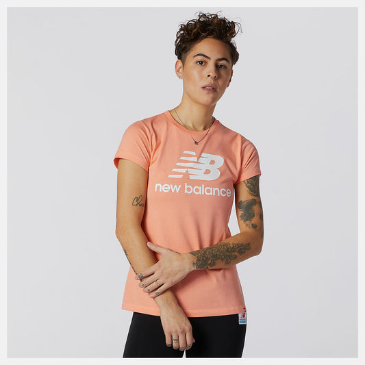 New Balance Essentials Stacked Logo Tee