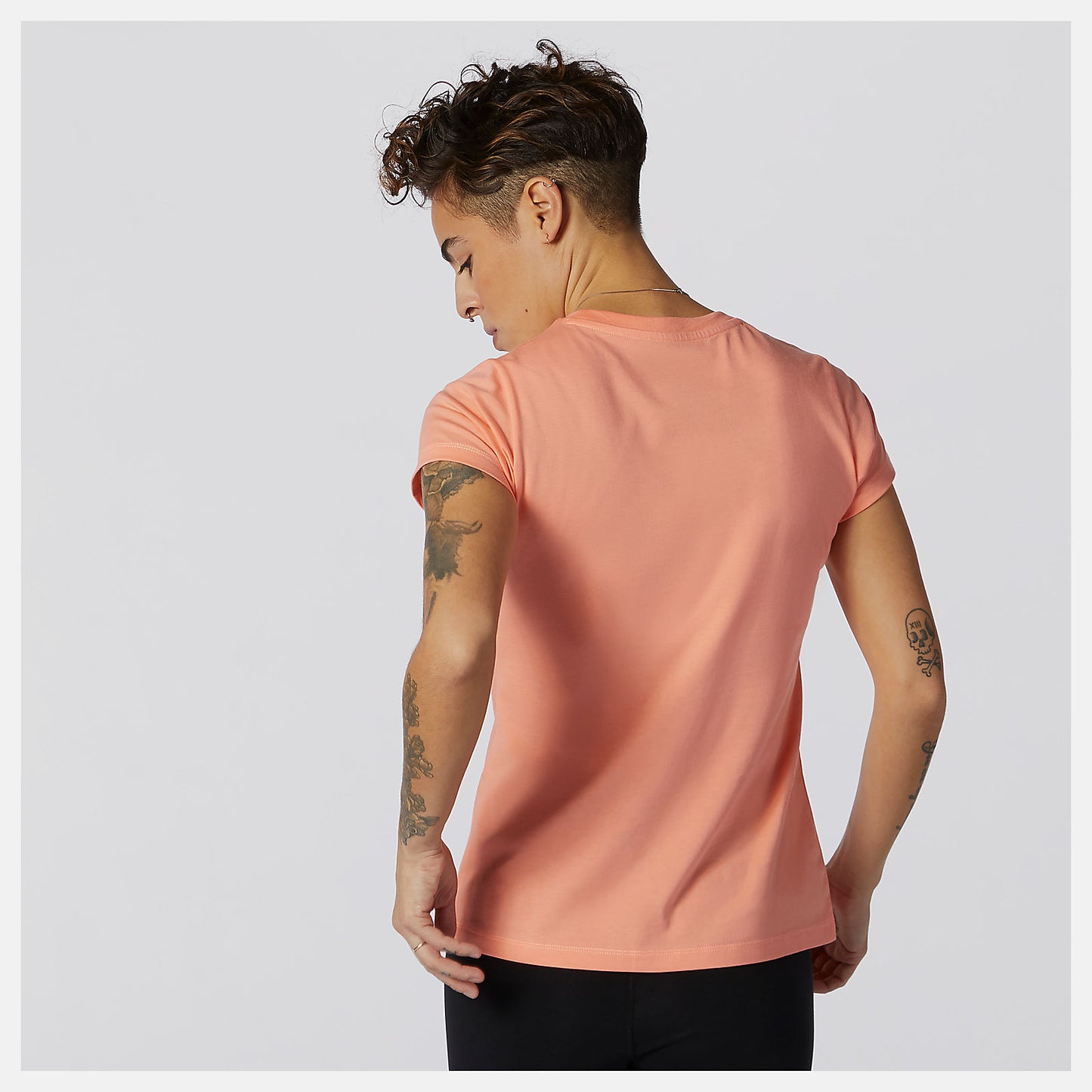 New Balance Essentials Stacked Logo Tee