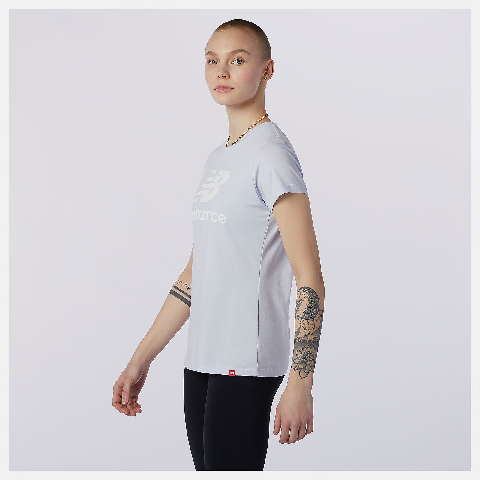 New Balance Essentials Stacked Logo Tee
