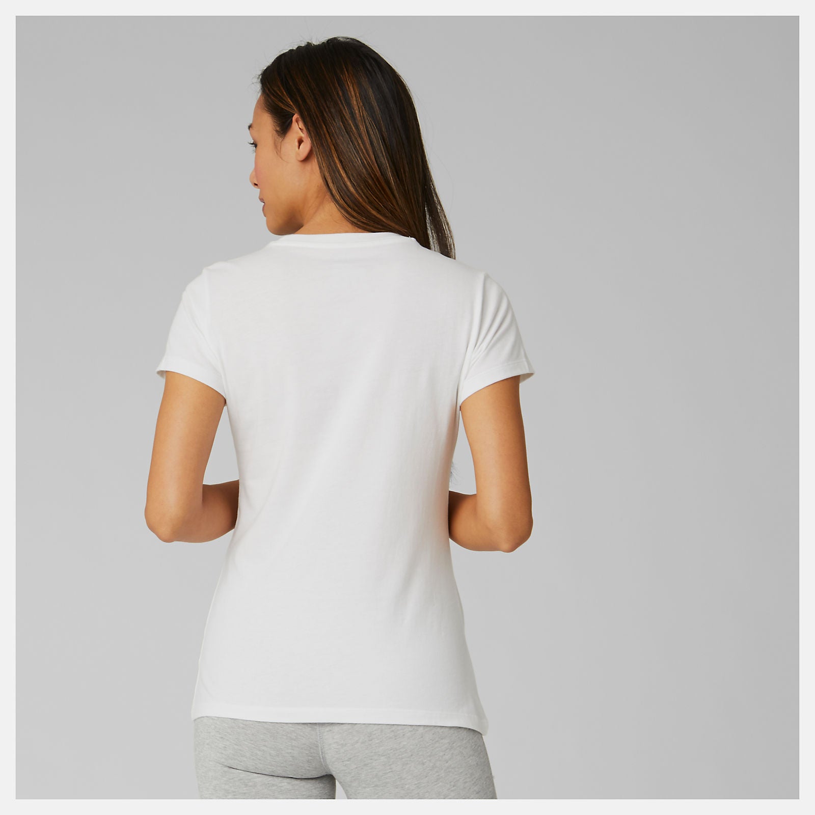 New Balance Essentials Stacked Logo Tee